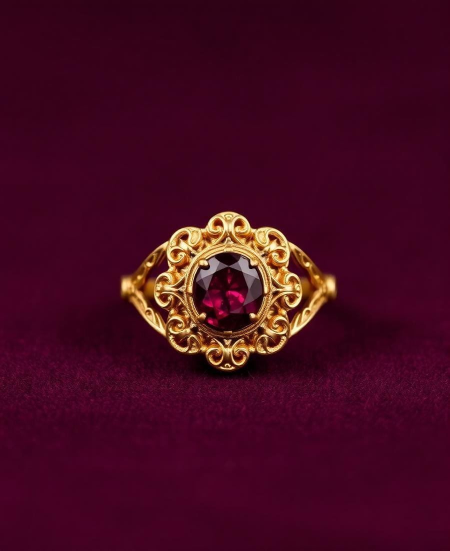 Vintage Ruby Signet